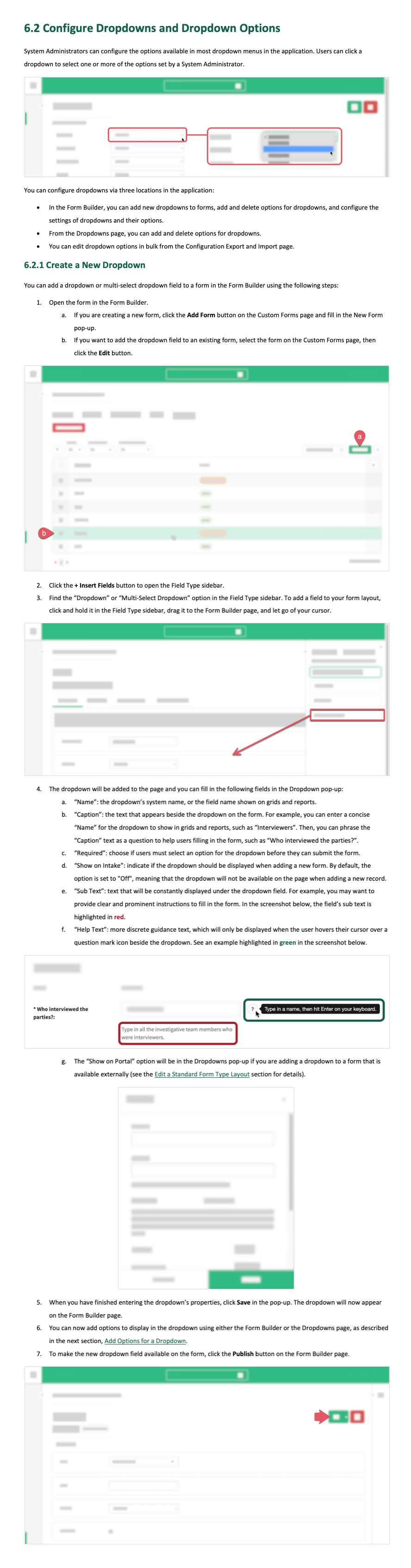 Advanced User Manual sample